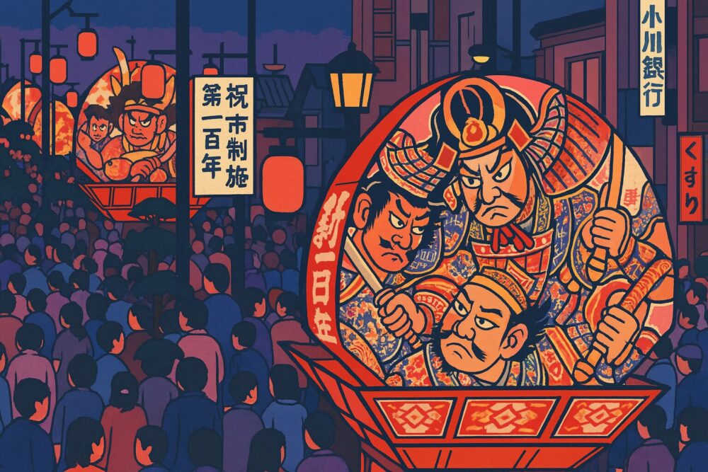 知覧ねぷた祭の雰囲気イラスト