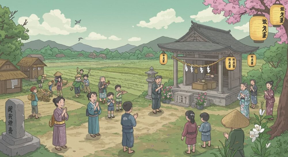 平和が訪れた様子